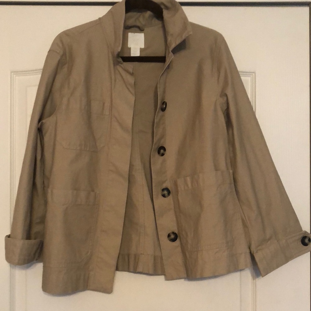 ❤️ H&M Oversized Preppy Buttoned Jacket